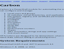 Tablet Screenshot of get-carbon.org